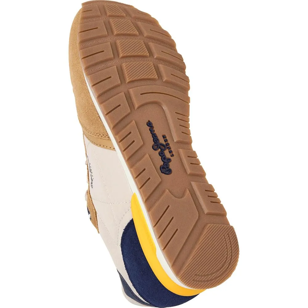 Pepe Jeans Brit Camp Sneaker Uomo 45 Marrone Retro