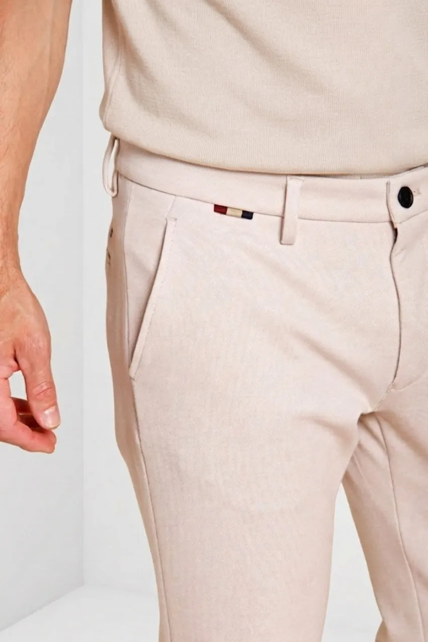 Mason's Torino Jog chino uomo beige chiaro slim