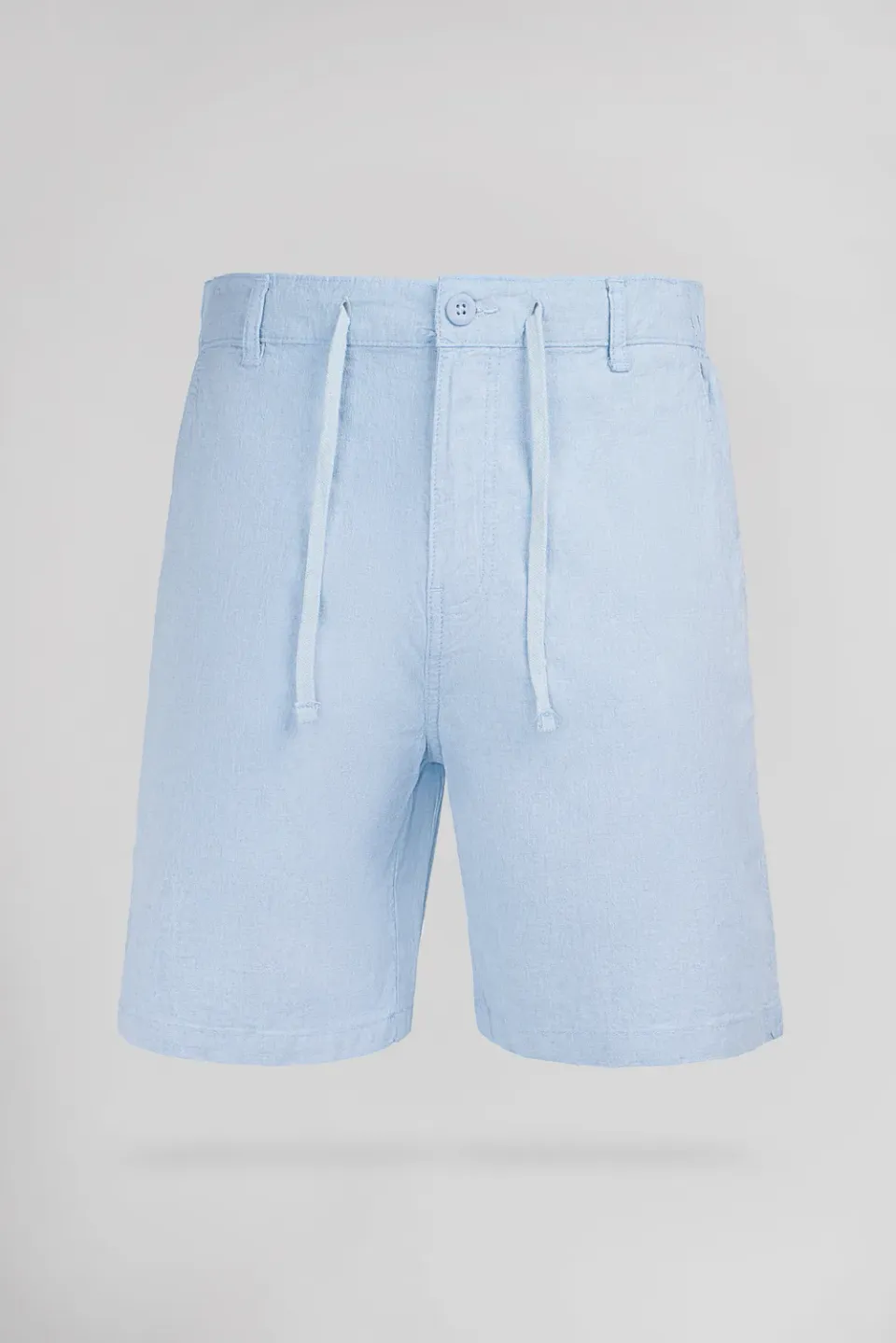 Teddy Smith S-Linen Chino S shorts uomo Pastel Blue lino
