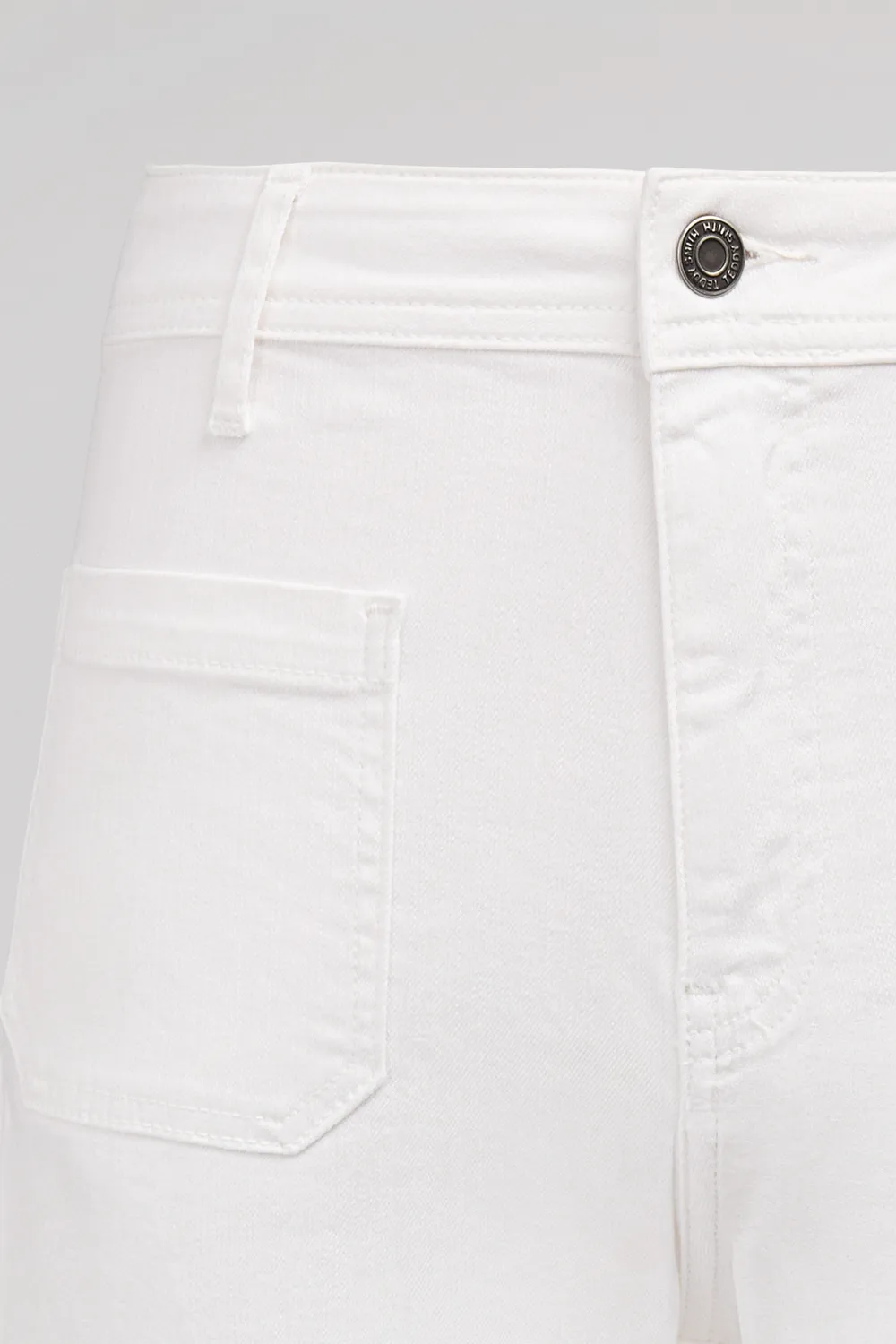 Teddy Smith P-Josefa 4PP DY jeans flare donna bianco L32