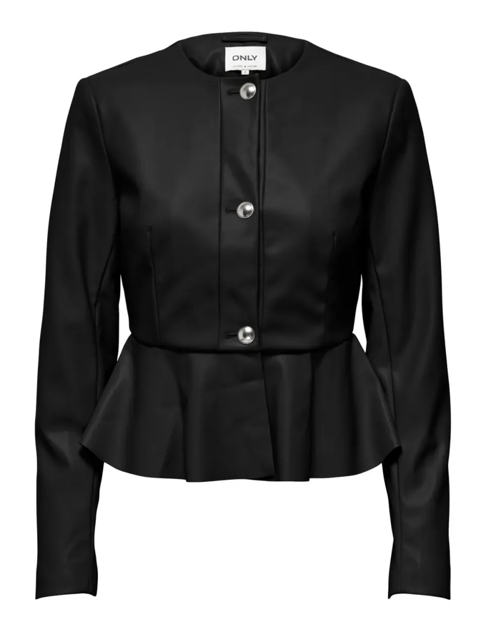 ONLY Onlverona giacca peplum finta pelle S