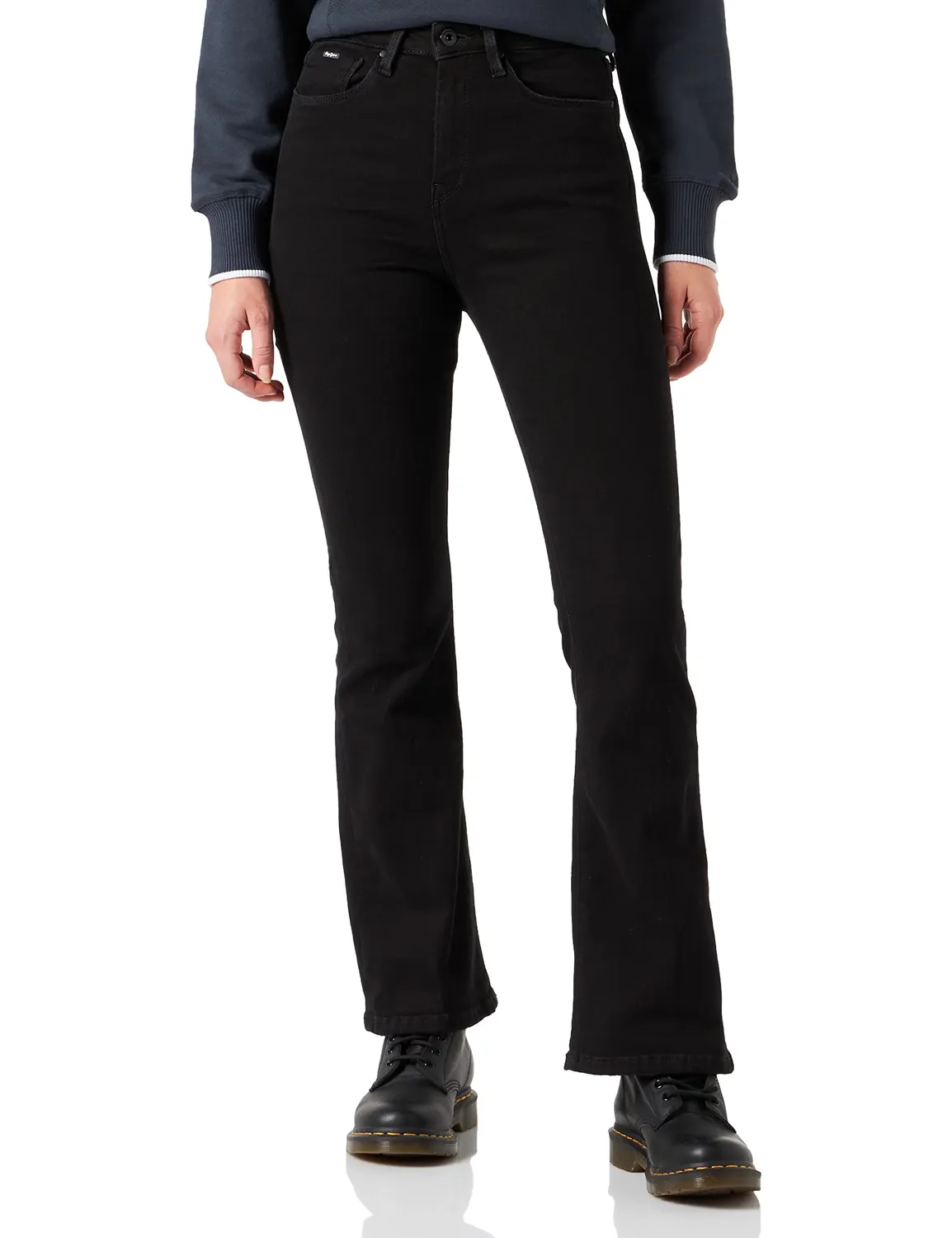 Pepe Jeans Dion Flare jeans donna vita alta powerflex blu