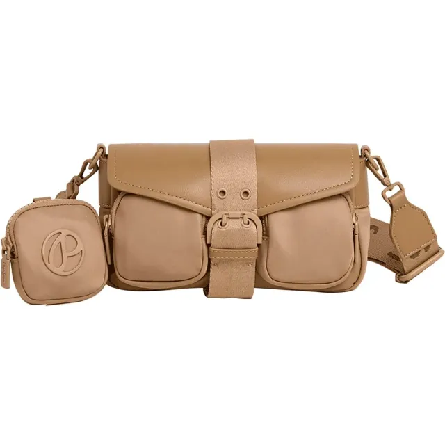 Pepe Jeans Gale borsa donna tracolla taupe beige