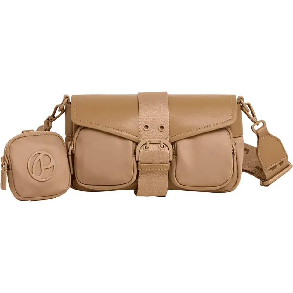 Pepe Jeans Gale borsa donna tracolla taupe beige