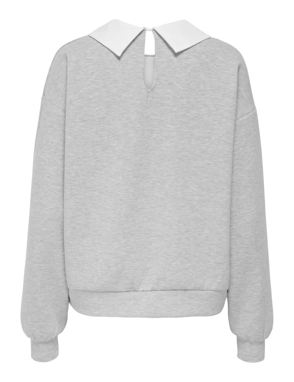 ONLY Onlwillow felpa ricamata S grigio