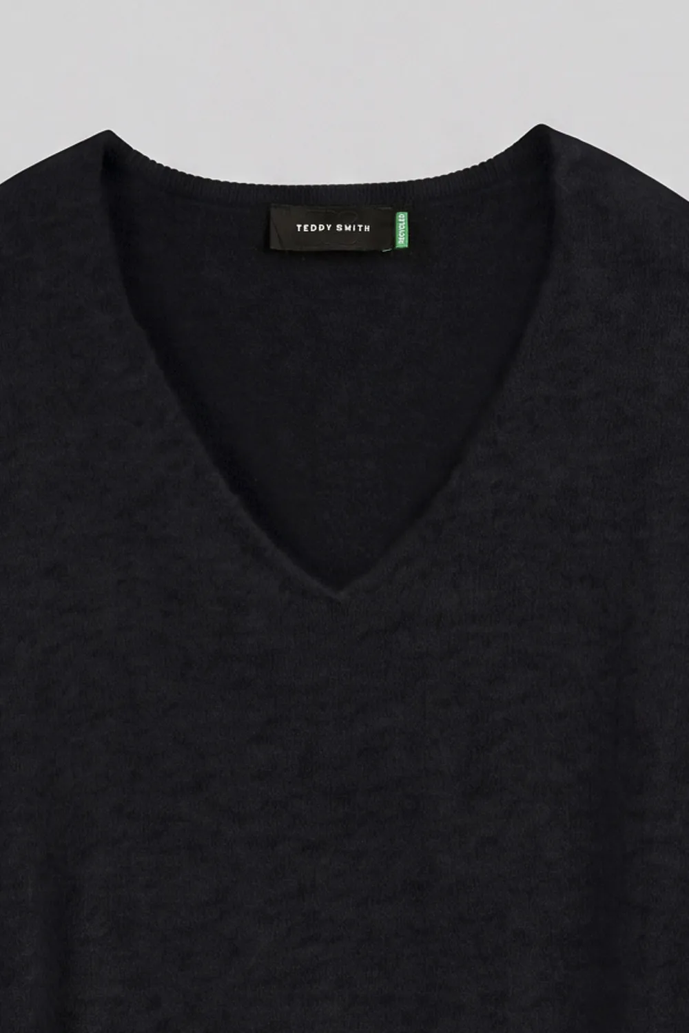 Teddy Smith P-Billie Noir maglione scollo V nero