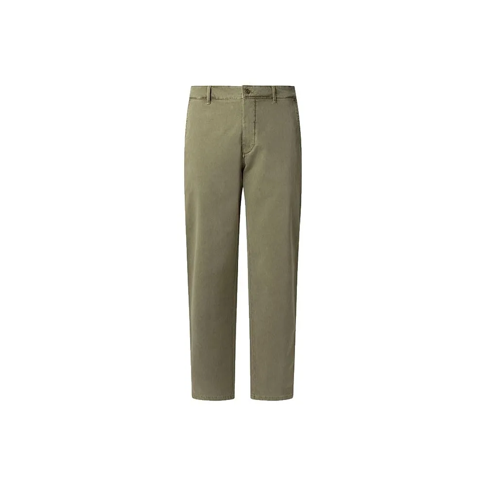 Pepe Jeans Regular Chino Canvas pantaloni uomo blu tela cotone