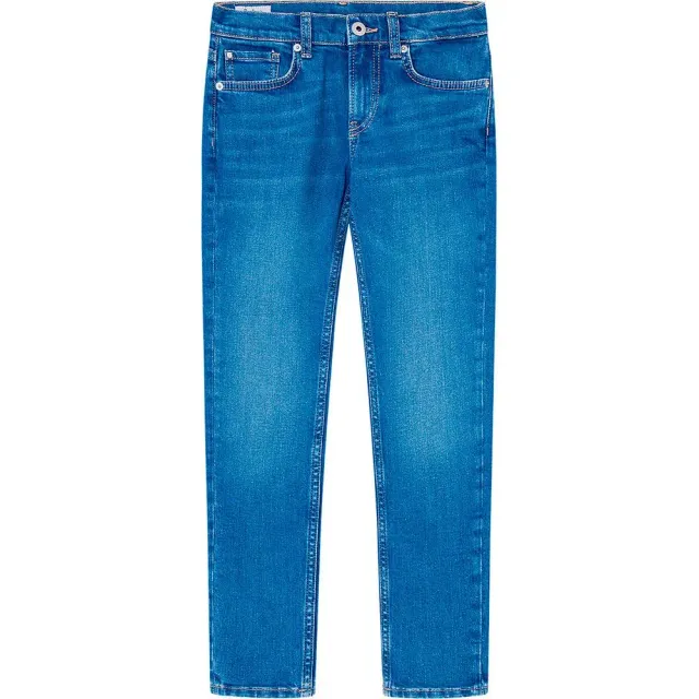 Pepe Jeans Tapered Jeans Jr Pb202203 jeans bimbo blu