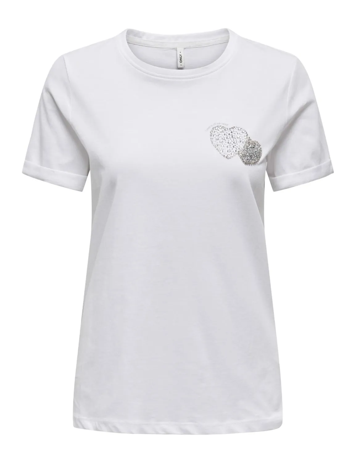 ONLY Onlkita Life Lux Icon top donna stampa manica corta