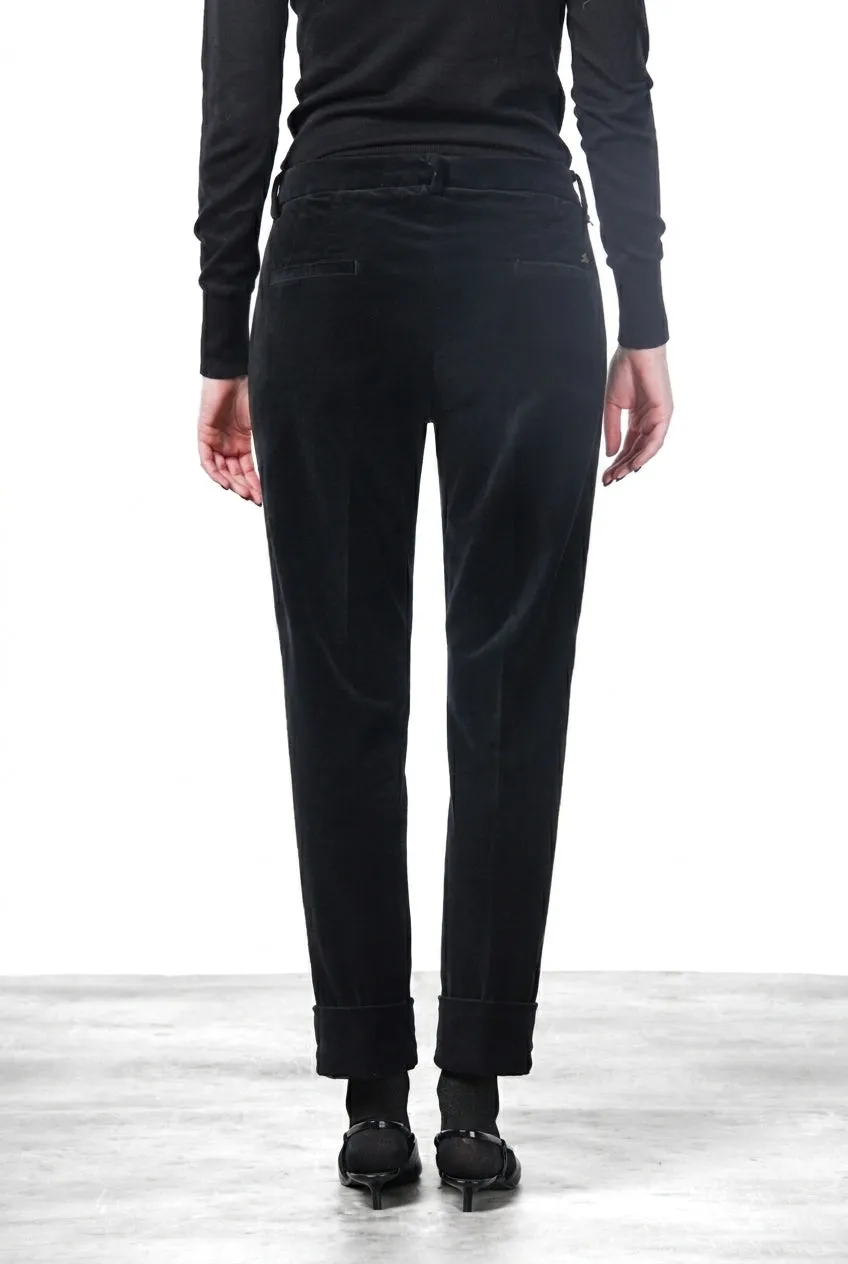 Mason's New York Carrot Chino Nero Velluto Carrot Fit