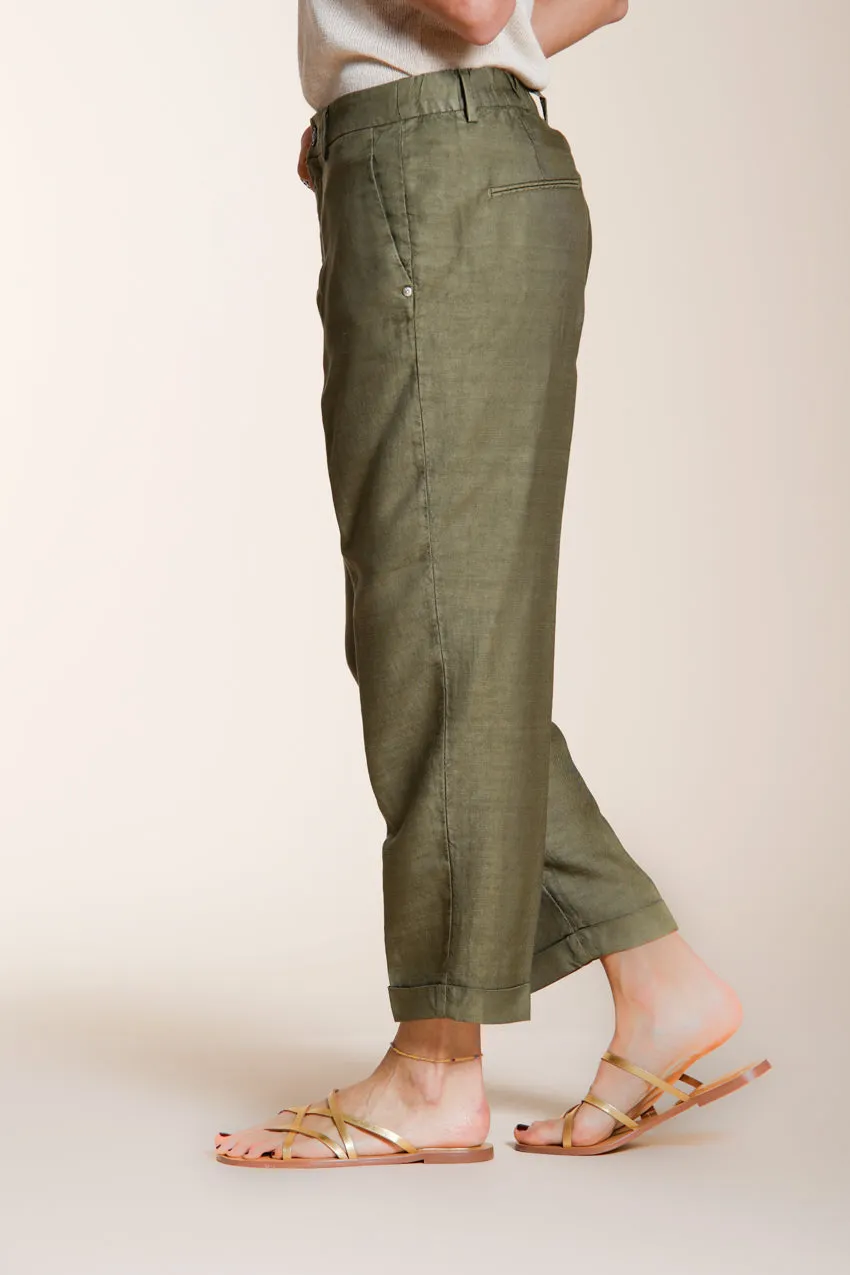 Mason's Linda Summer chino donna salvia relaxed lino