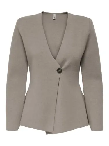 ONLY Onlmyera One Button Cardigan Donna grigio