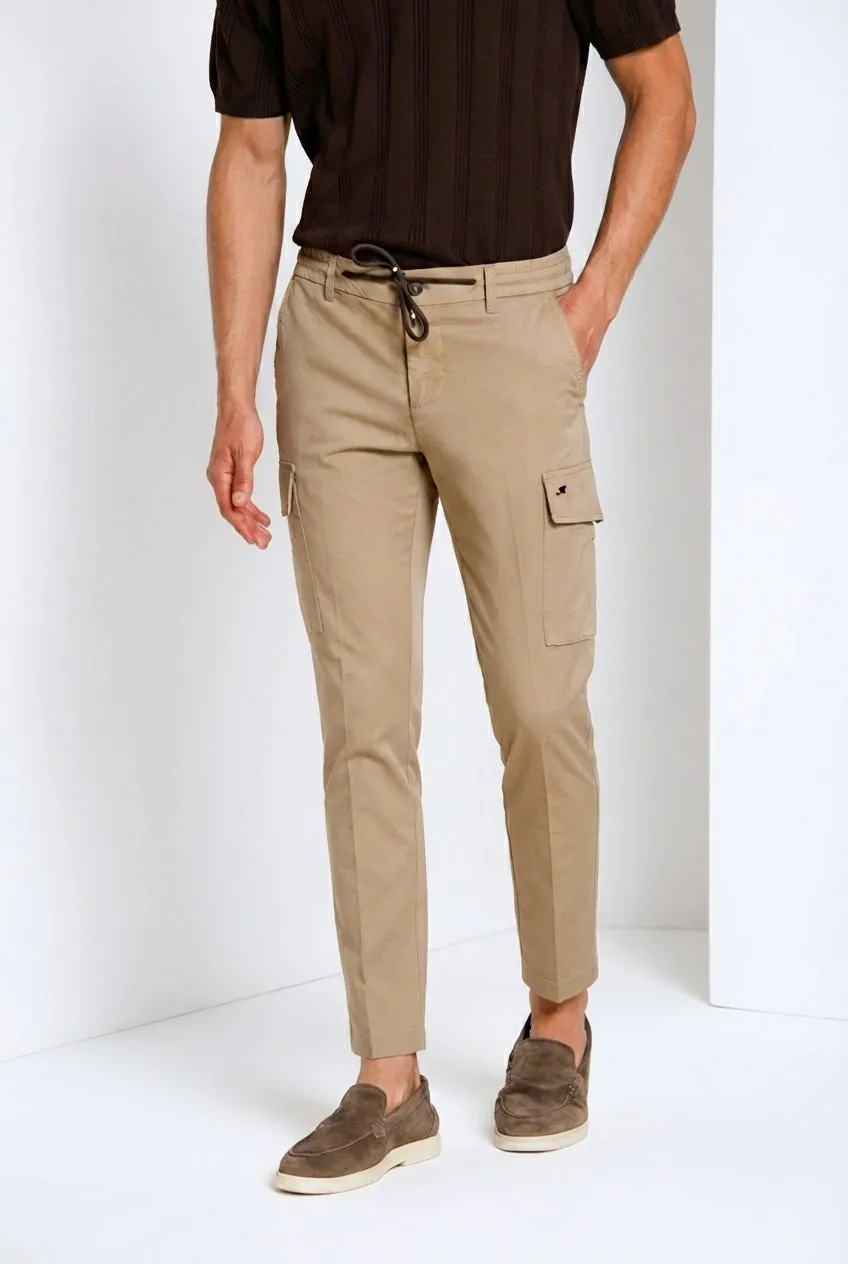 Mason's Chile Jogger cargo uomo kaki extra slim