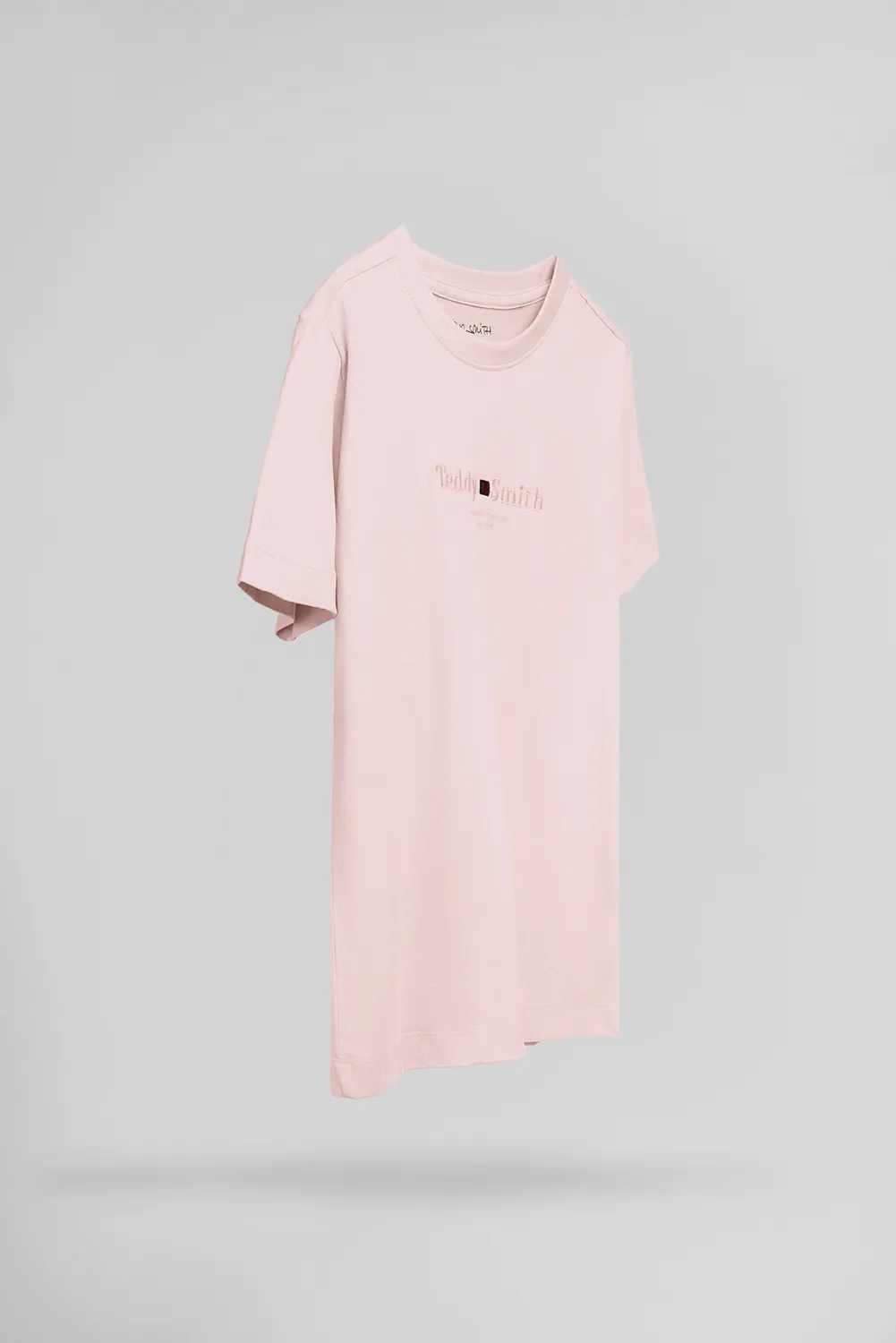 Teddy Smith T-Jim MC JR t-shirt rosa pastel bambino