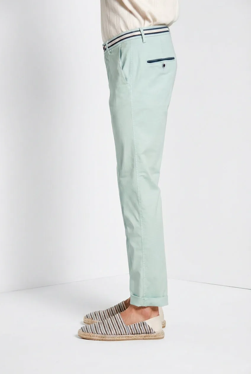 Mason's Torino Summer chino uomo slim celeste