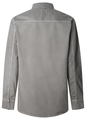 Pepe Jeans Regular Overshirt camicia denim grigio