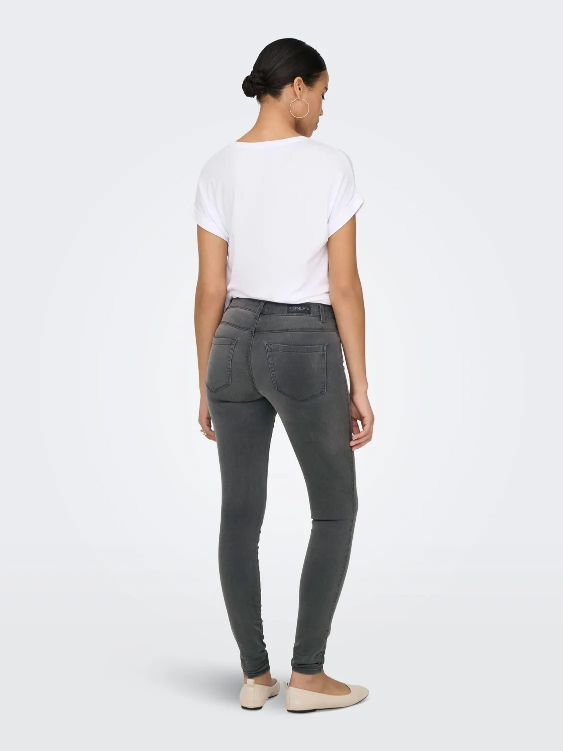 ONLY ONLROYAL Jeans Skinny Donna Grigio L/32L