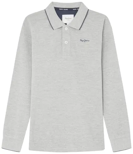 Pepe Jeans New Thor LS Polo Bambino Maniche Lunghe 10 Anni Blu