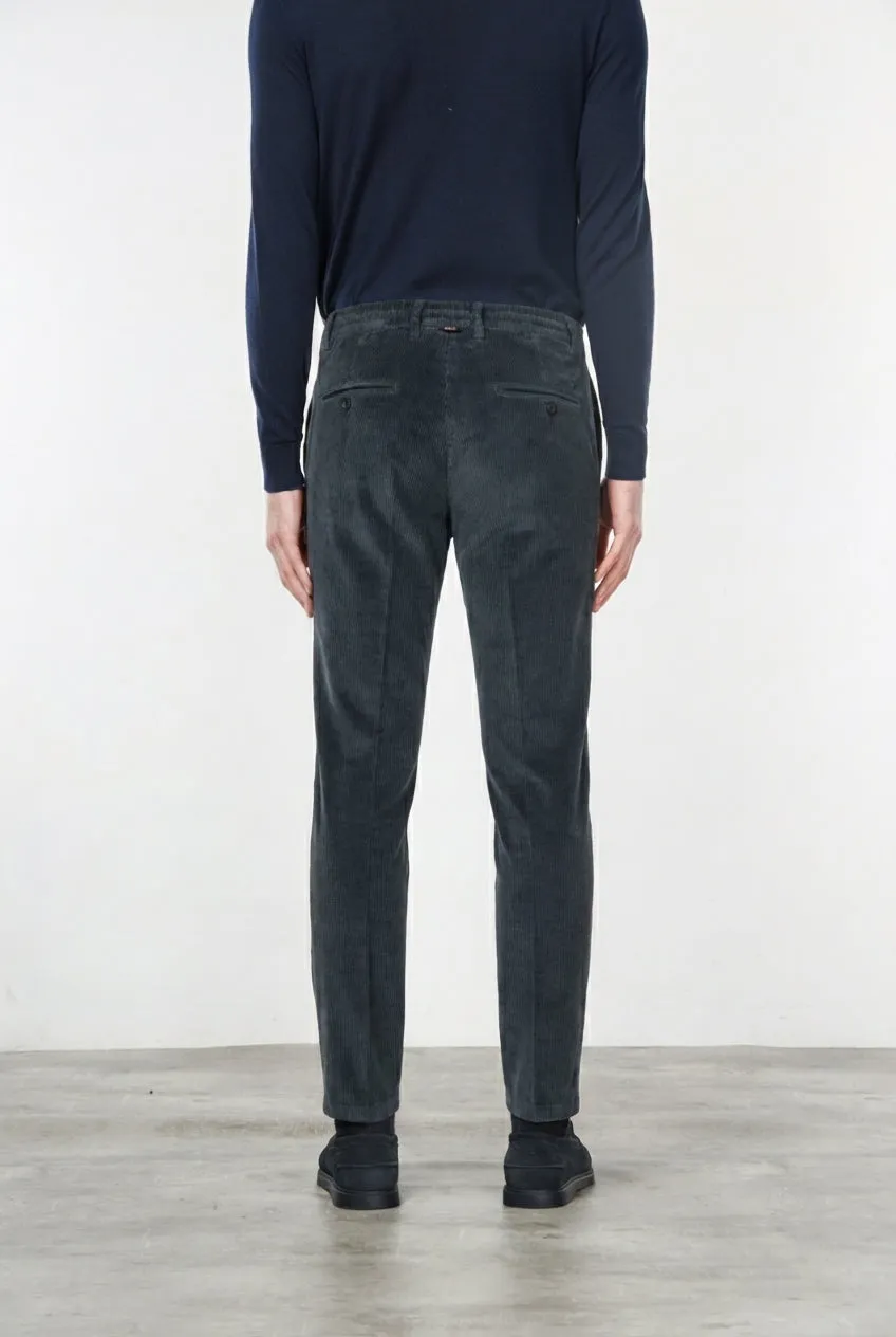 Mason's Milano Jogger Chino Uomo Grigio Scuro Extra Slim