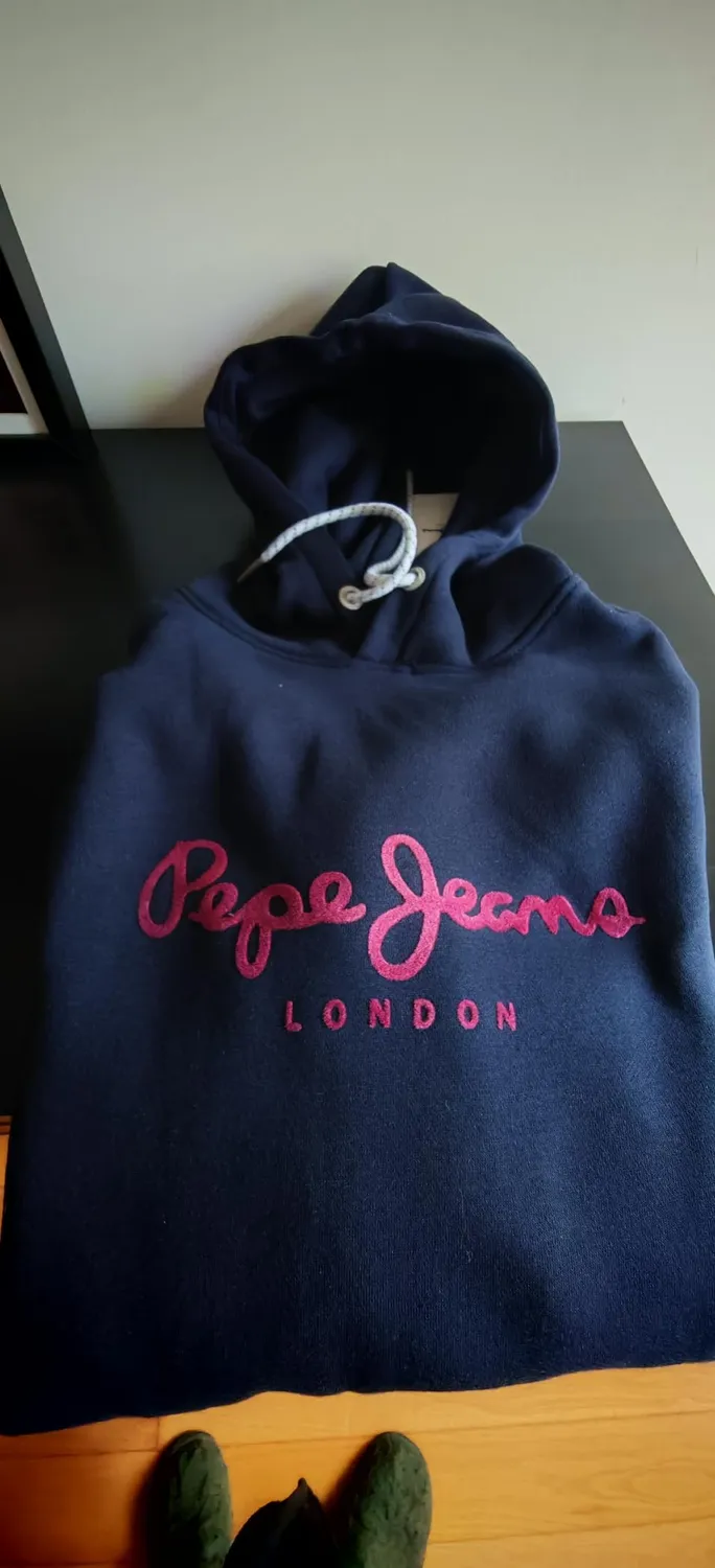 Pepe Jeans Macbeth felpa uomo cappuccio taglia M beige