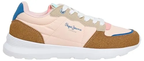 Pepe Jeans Teagan Bass G sneaker bambina rosa malva soletta estraibile