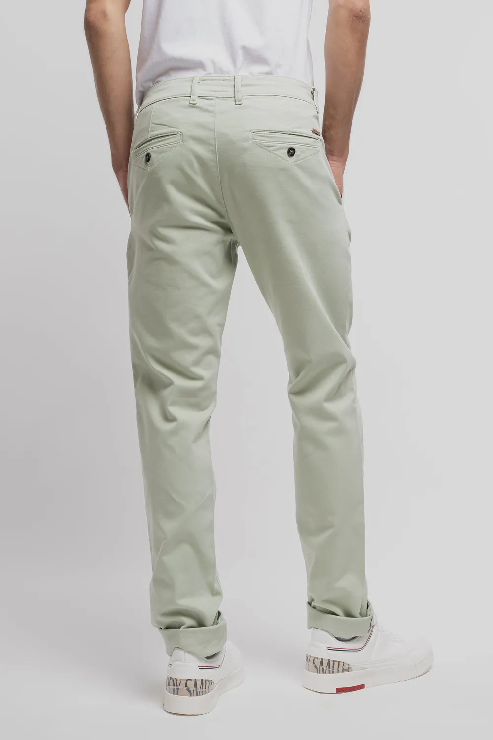 Teddy Smith Pallas Chino pantalone slim verde salvia