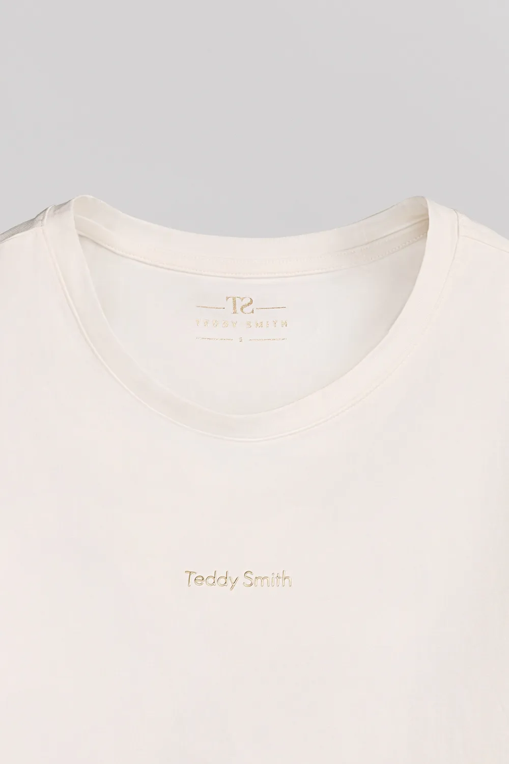 Teddy Smith T-Ribelle MC t-shirt bianco cotone