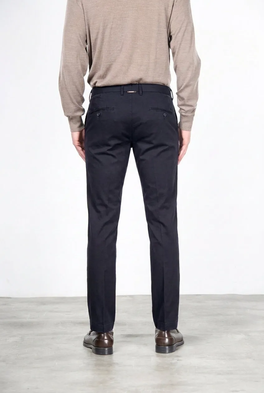 Mason's New York chino uomo blu notte modal regular