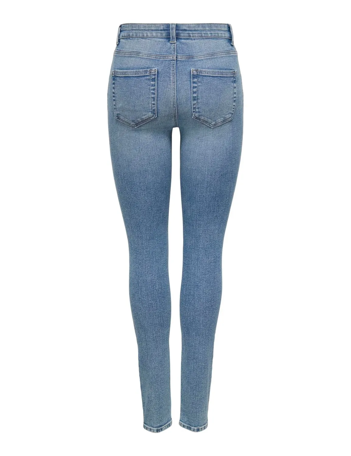 ONLY Onlhush Skinny Jeans Donna vita alta blu