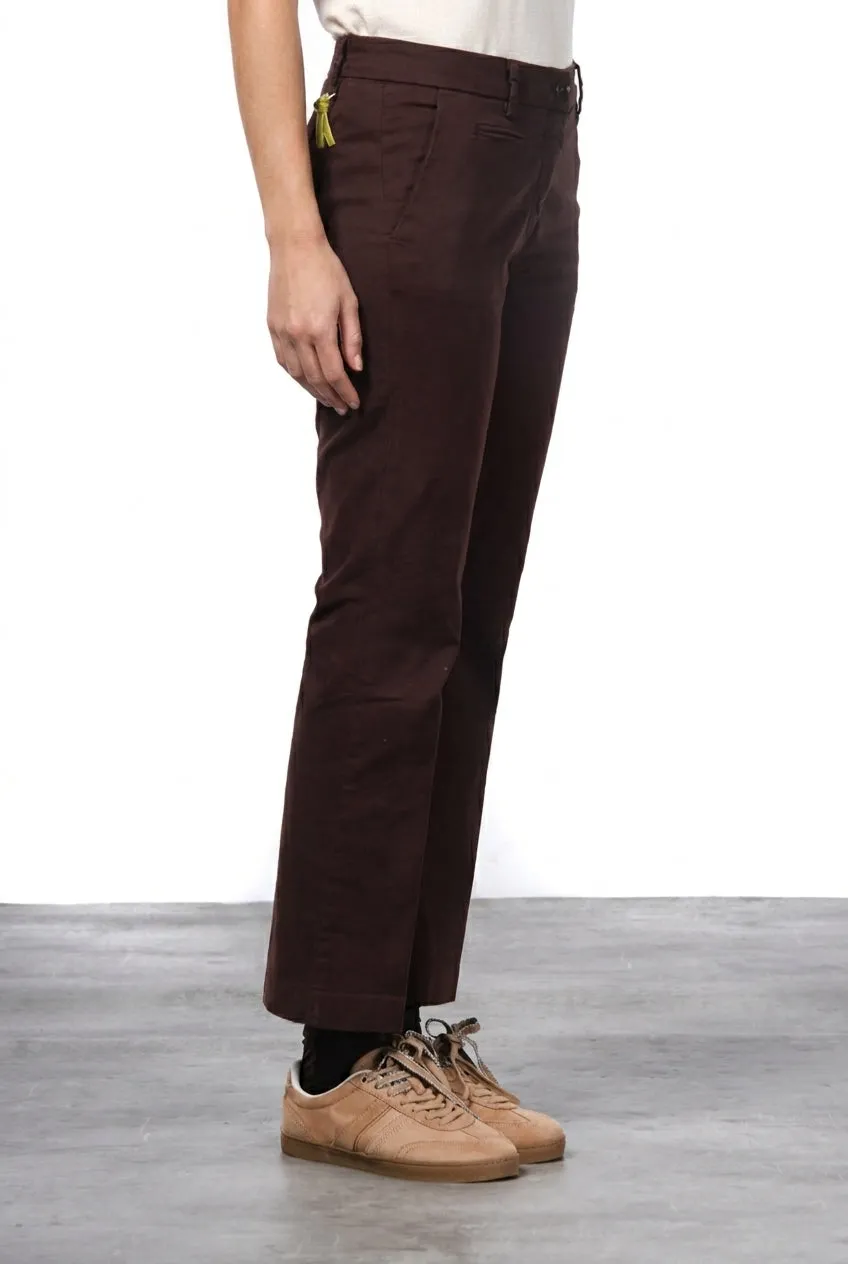 Mason's New York Trumpet pantalone donna vinaccia slim