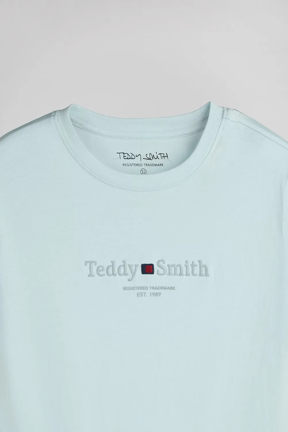 Teddy Smith T-Jim MC JR t-shirt ragazzo menthol