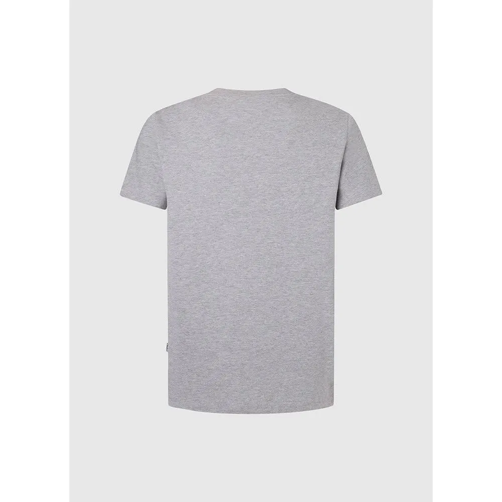 Pepe Jeans Craigton T-shirt uomo grigio melange logo petto