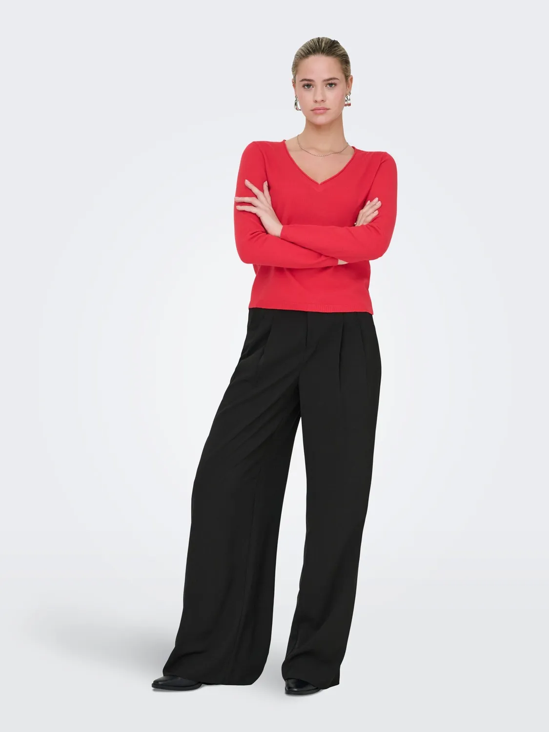 ONLY ONLLOYAL LIFE pullover scollo a V donna