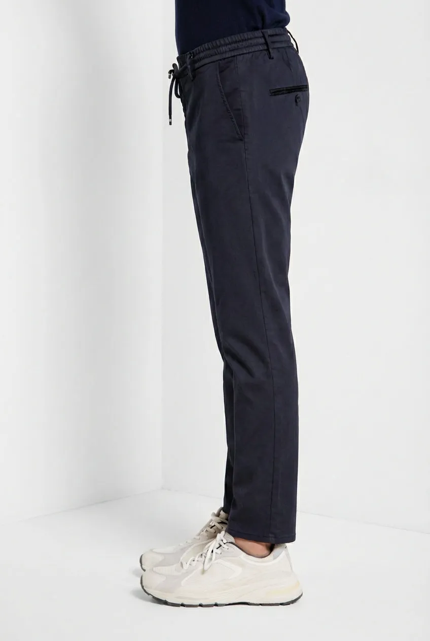 Mason's Milano Jogger Travel chino blu extra slim