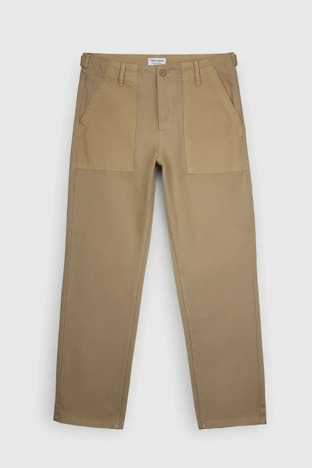 Teddy Smith P-Utility 2 Ton pantaloni beige uomo cotone