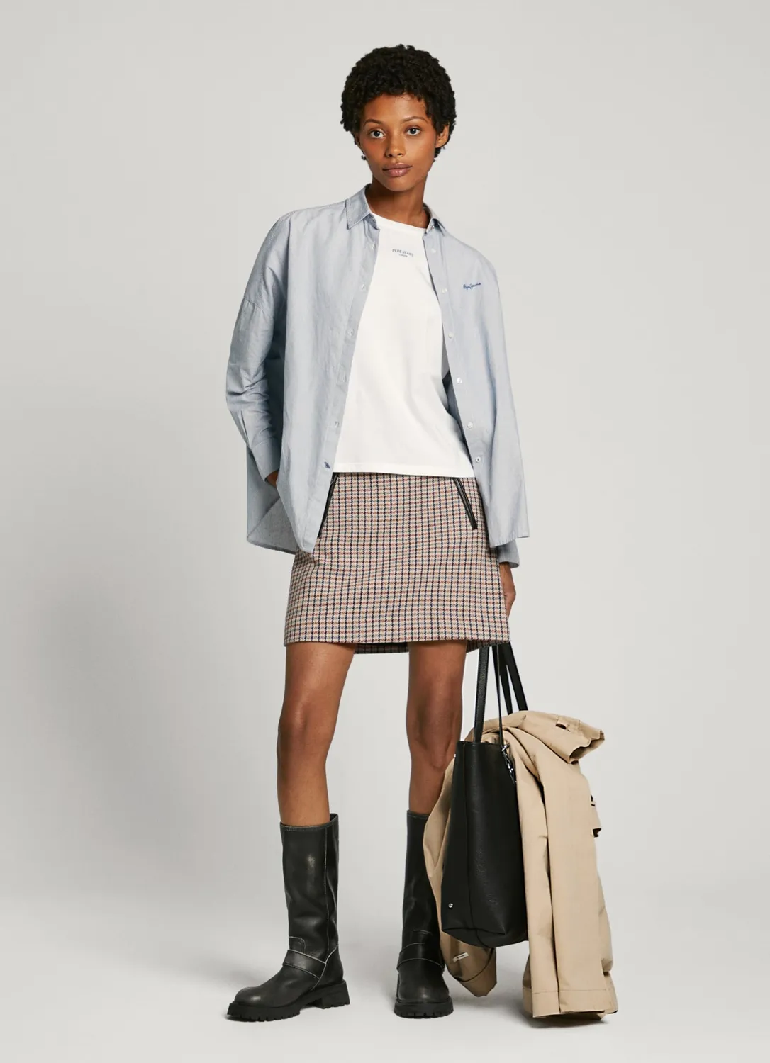 Pepe Jeans Candy Giacca Donna Taglia M Beige Chiaro