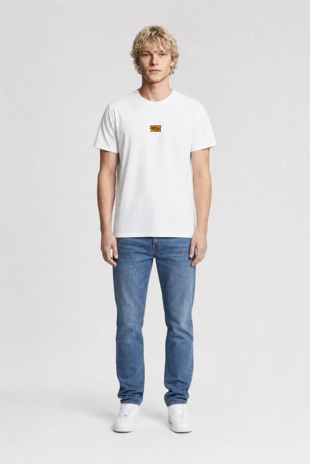 Teddy Smith T-Bear MC t-shirt uomo middle white orso