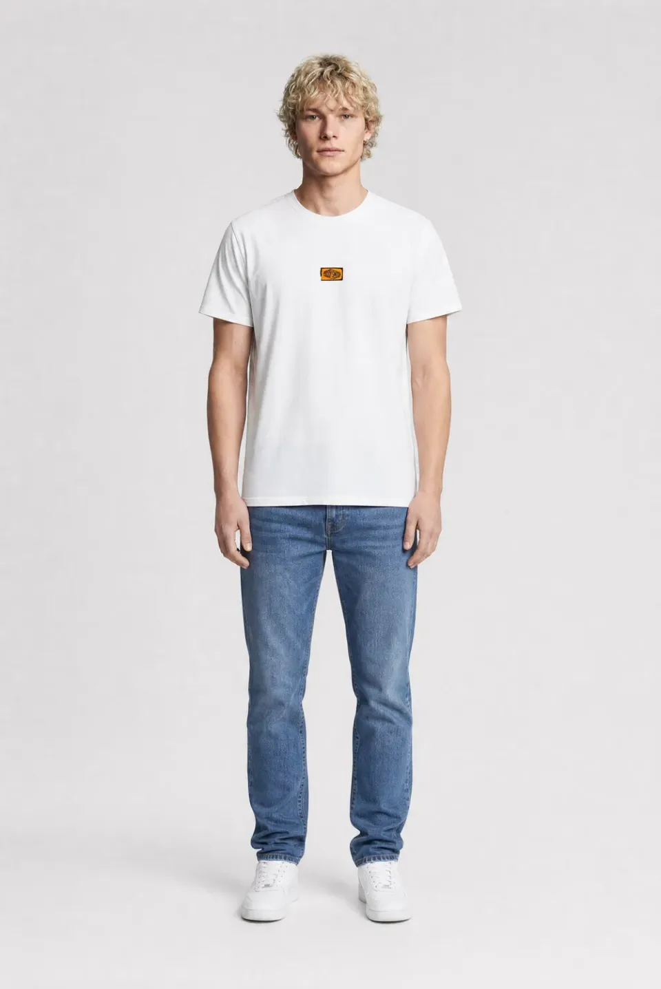 Teddy Smith T-Bear MC t-shirt uomo middle white orso