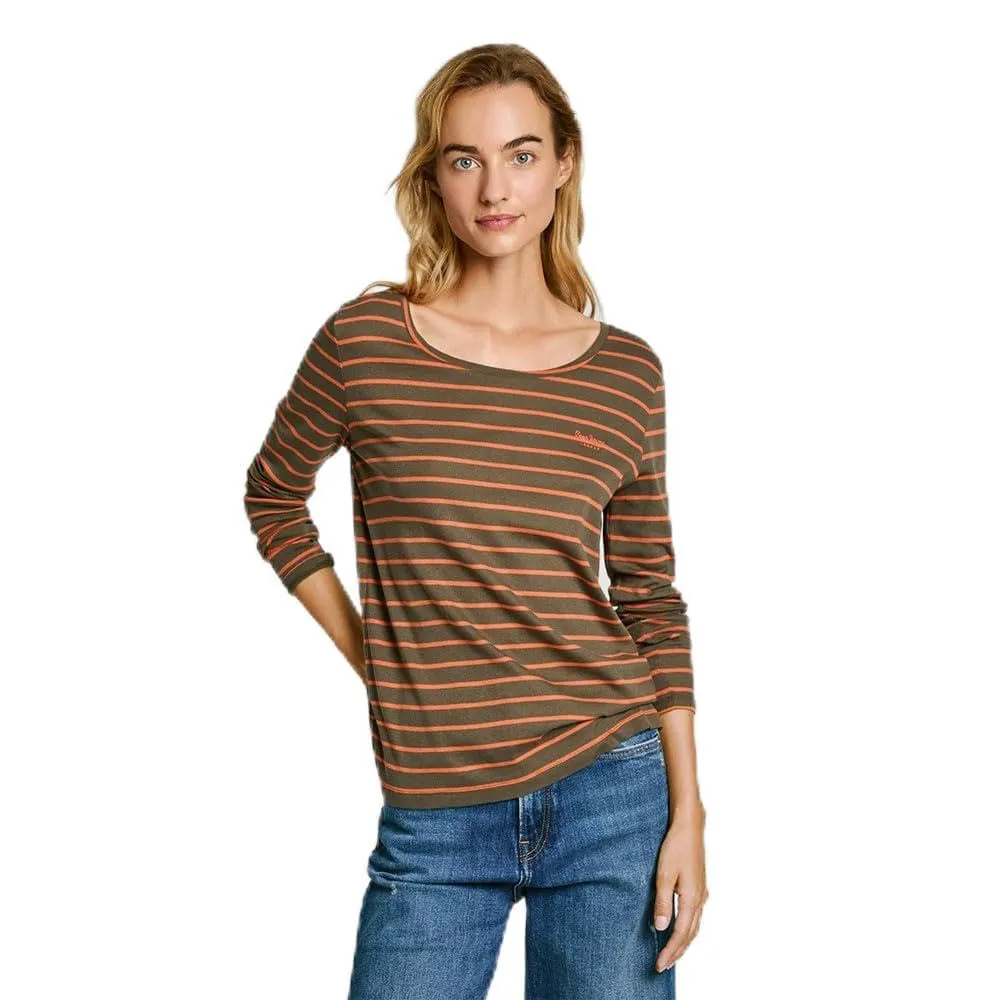 Pepe Jeans Finna T-Shirt Donna M Bianca a Righe