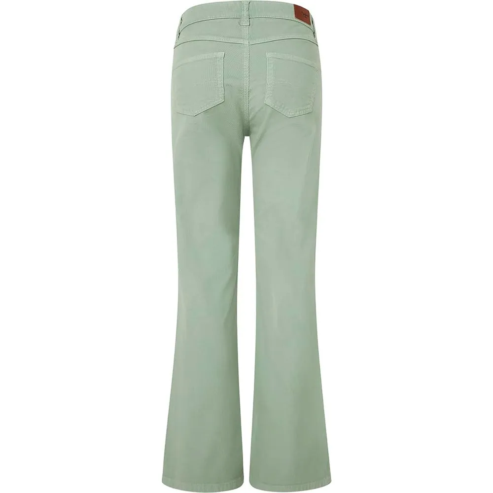 Pepe Jeans Willa pantaloni donna 34W/30L verde flare