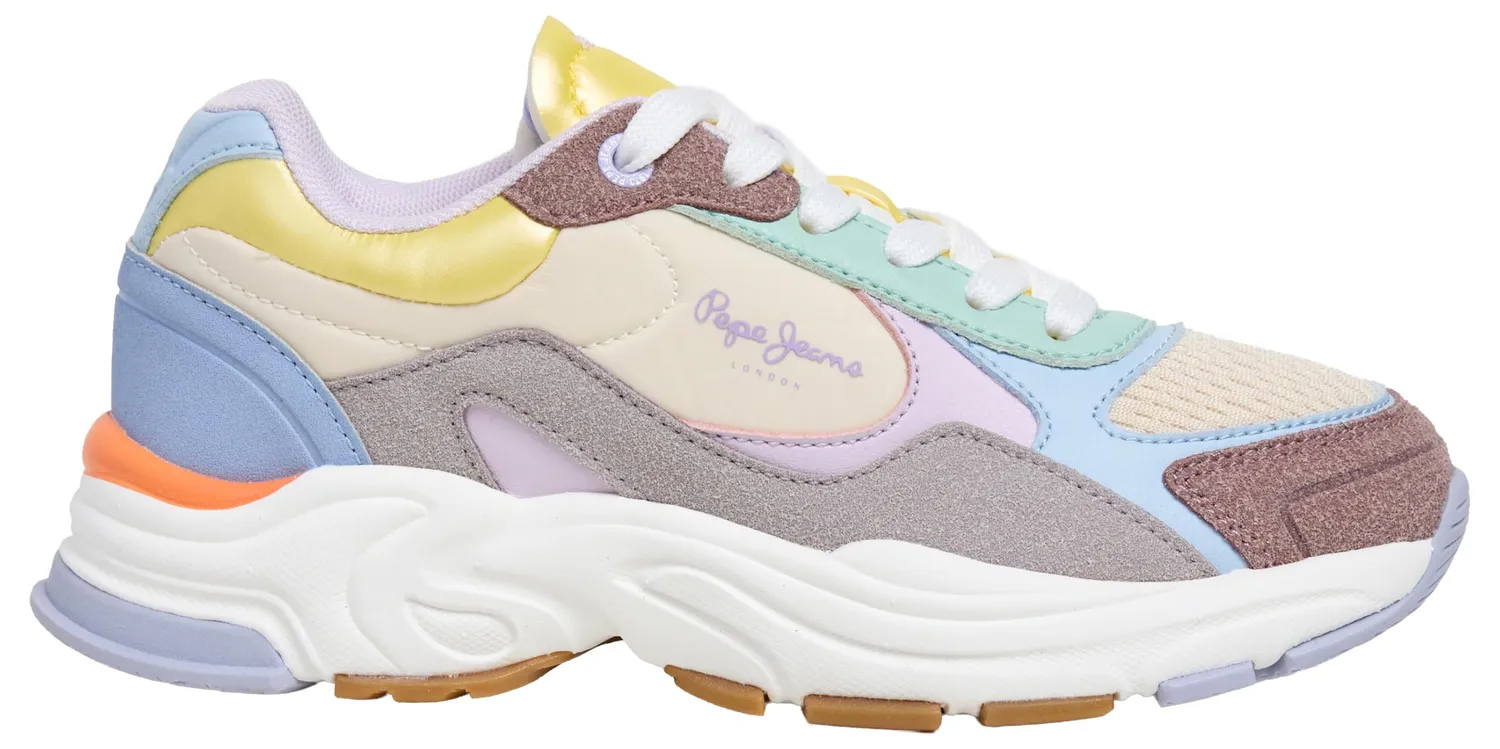 Pepe Jeans Mave Neon G sneakers bambina rosa sporco neon