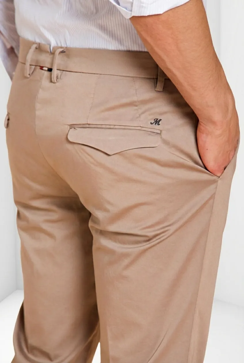 Mason's Torino City Travel chino slim tortora stretch