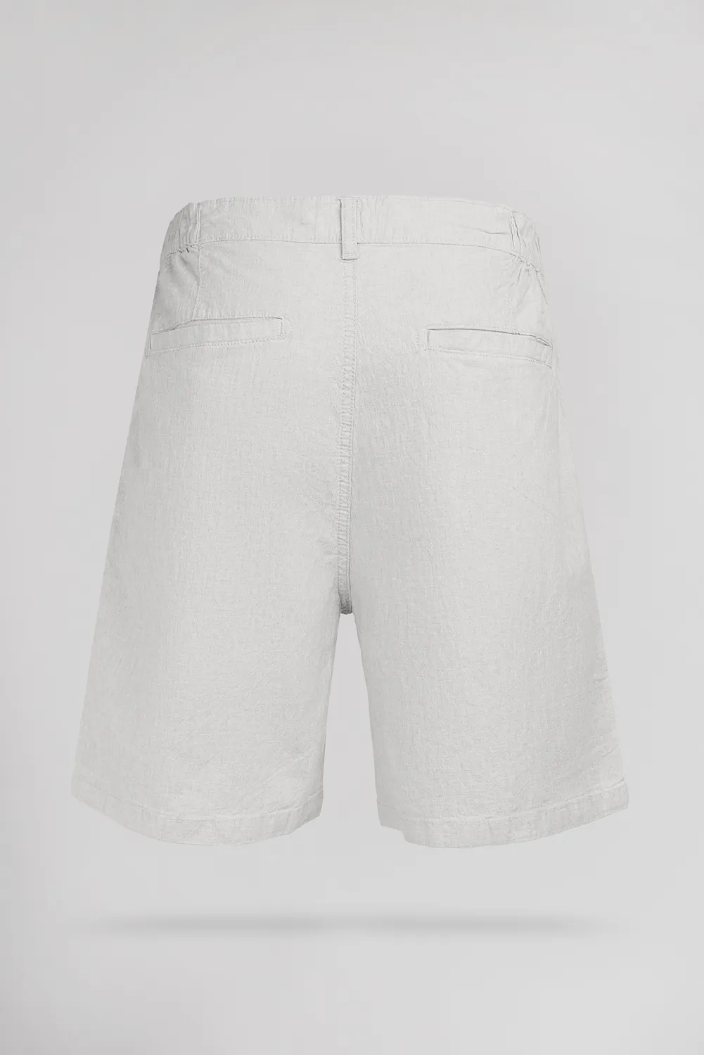 Teddy Smith S-Linen Chino shorts bianco lino uomo
