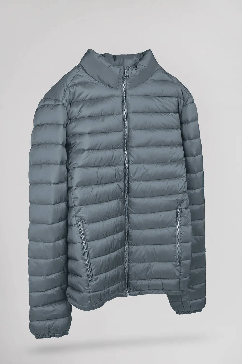 Teddy Smith Blight Piumino Leggero Strom Grey Uomo