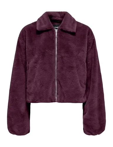 ONLY Onldana Life giacca pelliccia sintetica donna nera