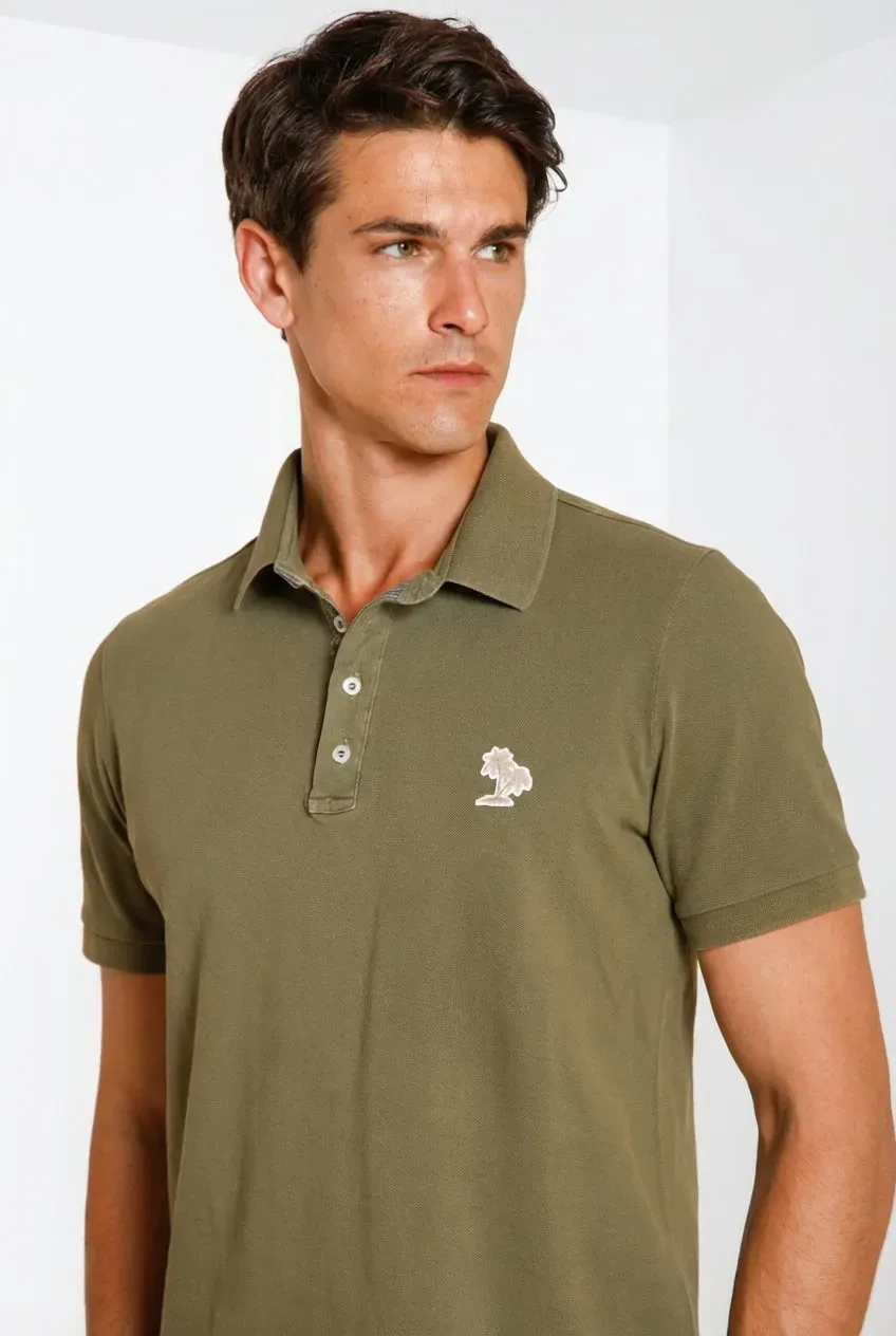 Mason's Leopardi polo rosmarino cotone