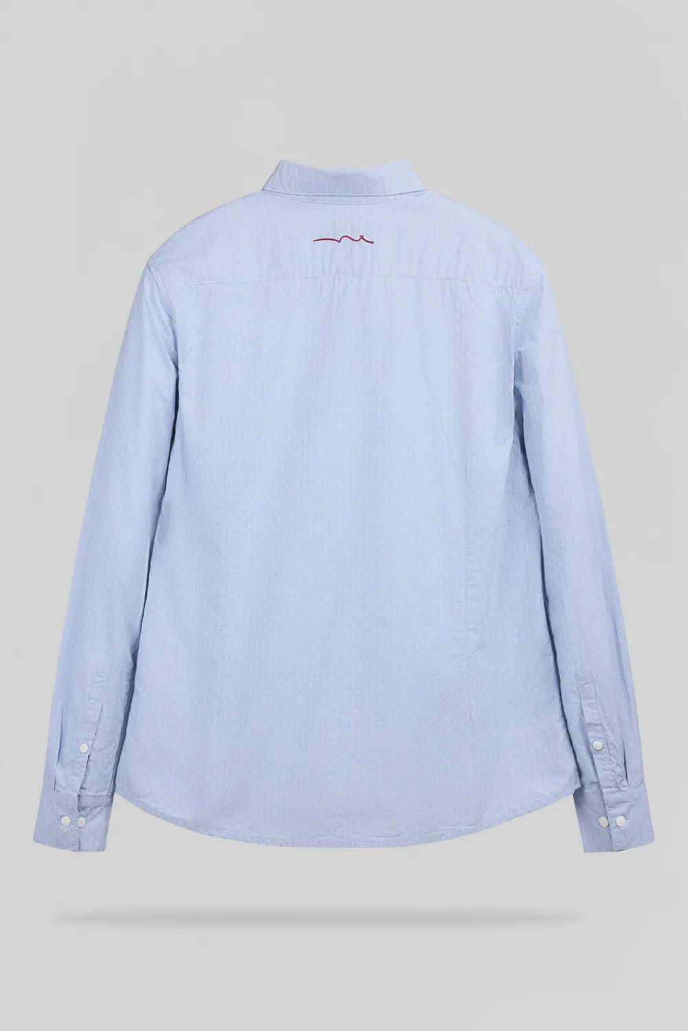 Teddy Smith C-Dobby ML Camicia Uomo Pastel Blue Cotone