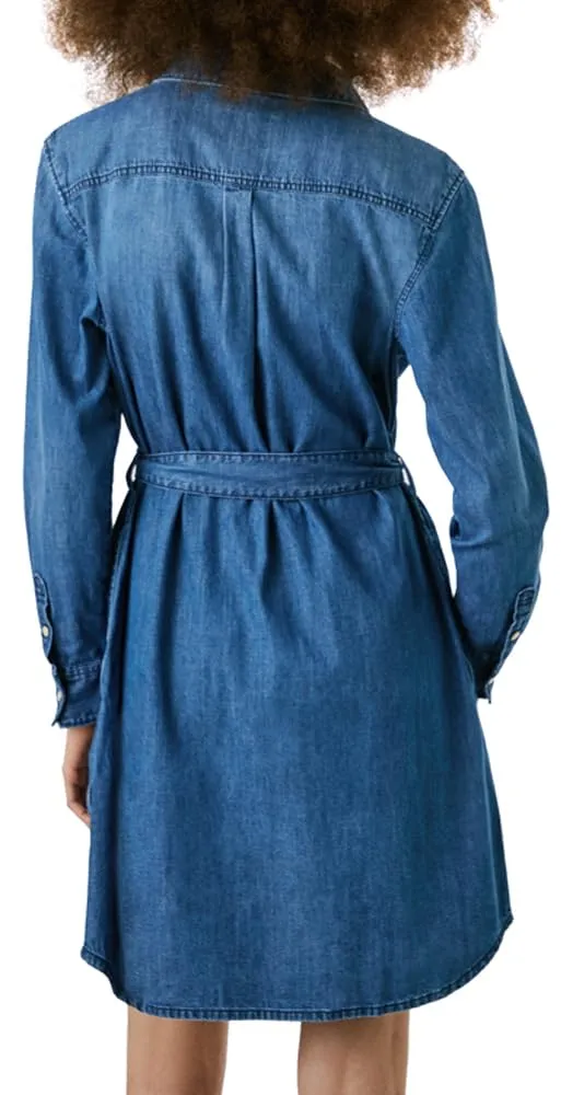 Pepe Jeans Victoria vestito donna denim L bottoni