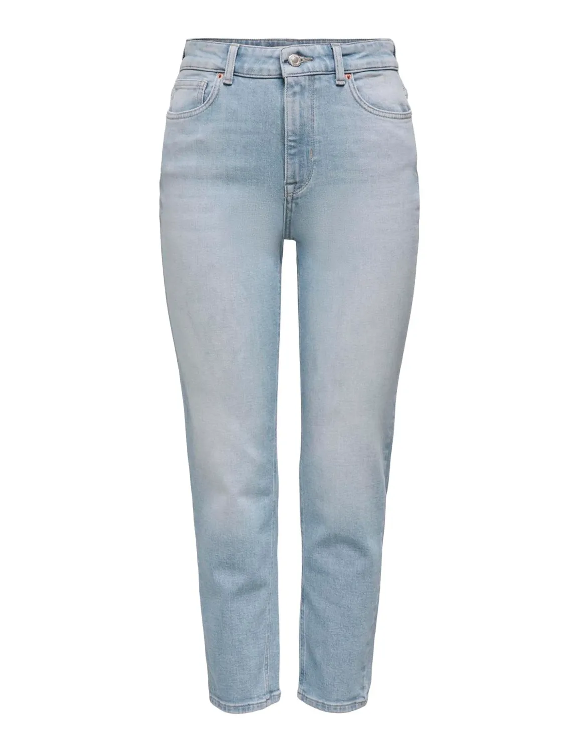 ONLY Onlemily Stretch HW St AK DNM Crop jeans grigio chiaro