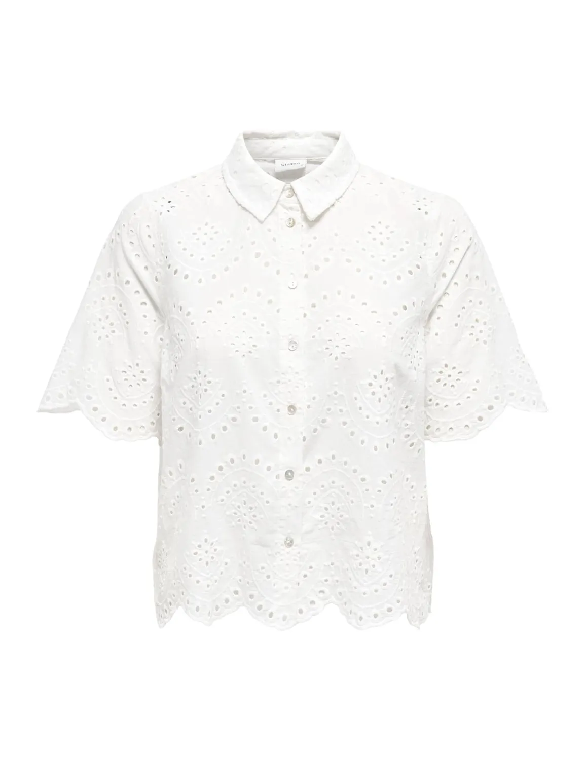 ONLY Onlvalais camicia donna manica lunga cotone